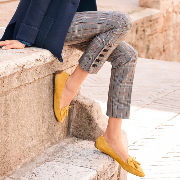 Talbots 'Francesca Tassel Tie Driving Moccasin' slip on flats - Picture 2 of 12